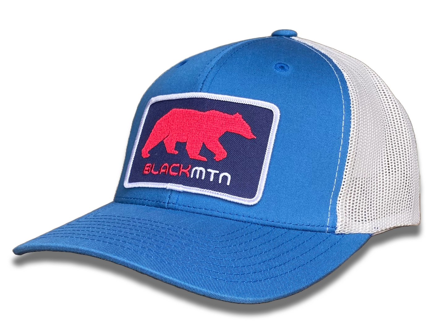 Red Classic Bear Patch Storyteller Trucker Hat