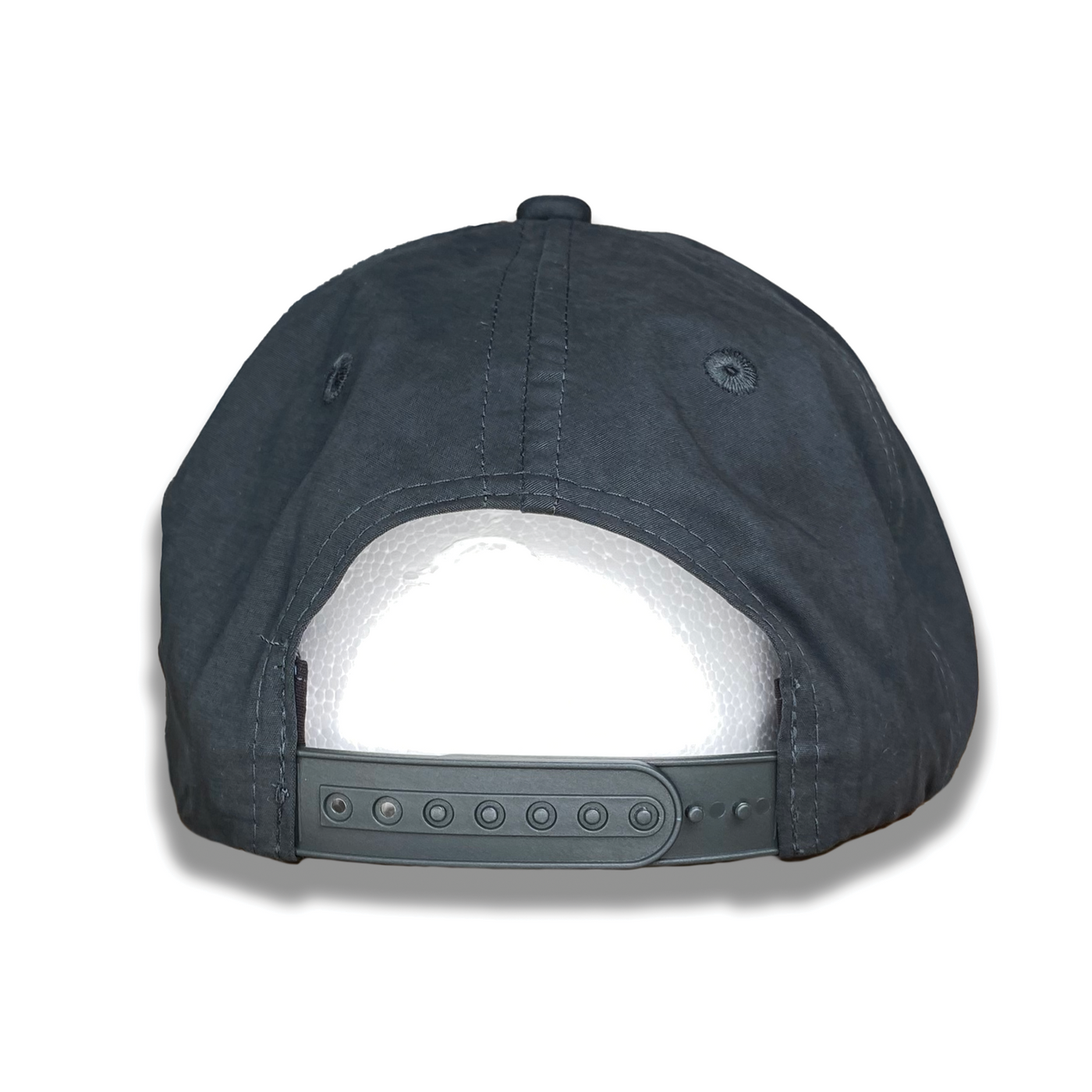 Charcoal 5-Panel Relaxed Rope Hat with Classic Grey Bear Patch