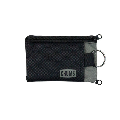 Black/Gray Surfshorts Wallet front