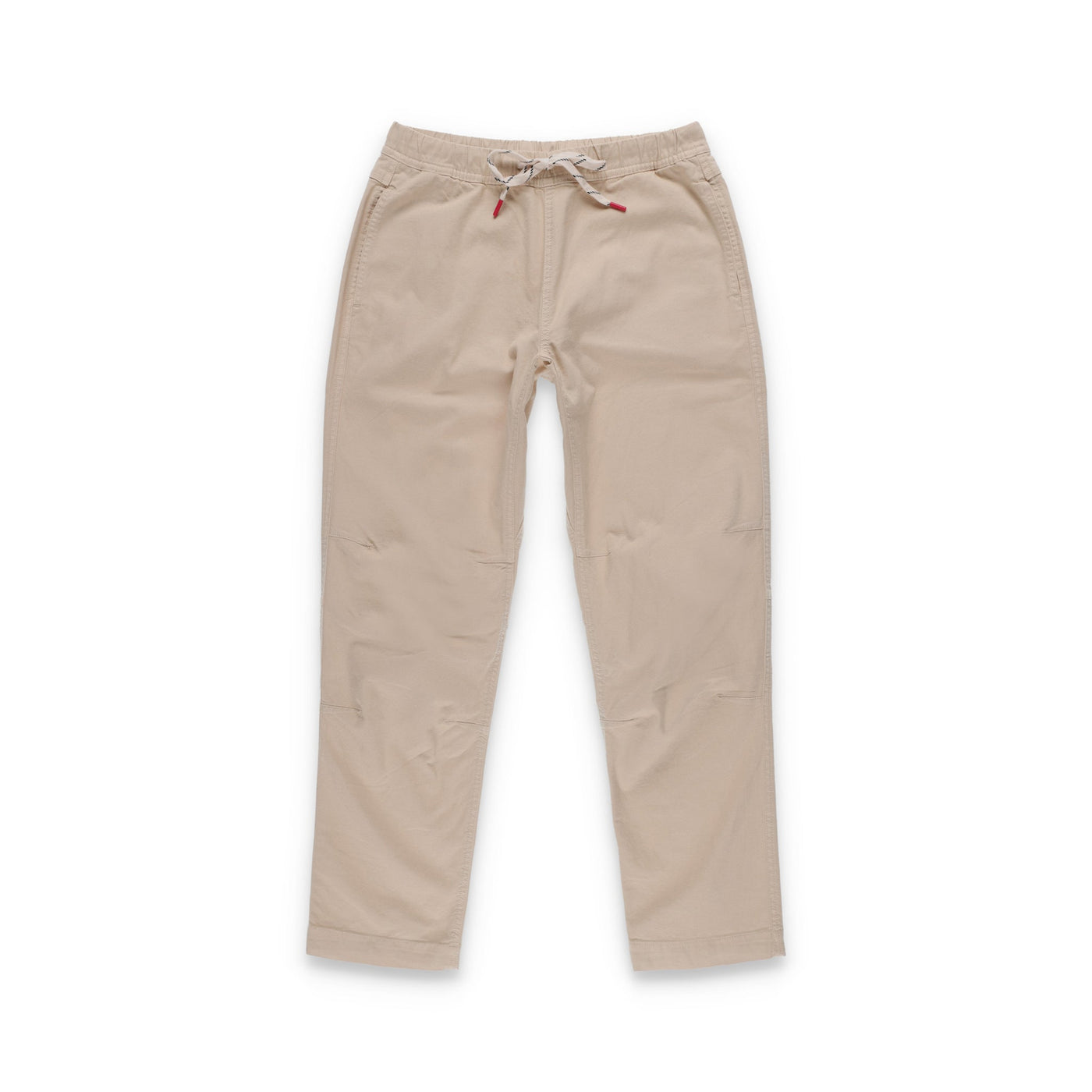 Topo Designs Women's Dirt Pants in 100% organic cotton with drawstring waist in "Sand" white