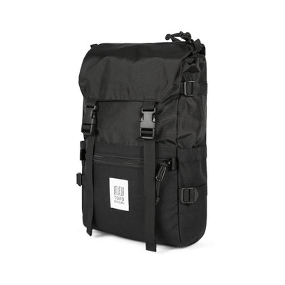 3/4 Front Product Shot of the Topo Designs Rover Pack Classic in "Black".