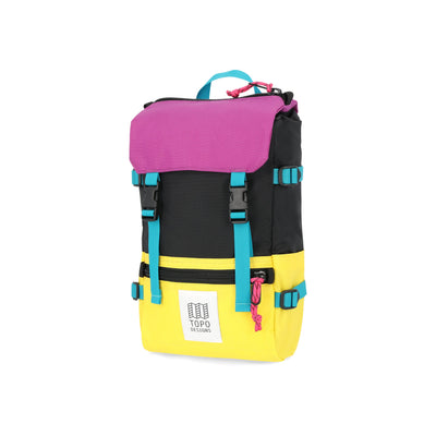 Topo Designs Rover Pack Mini backpack in recycled "Bright Yellow / Black".