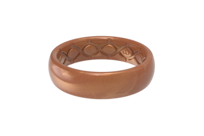 Solid Copper Thin Ring view 1