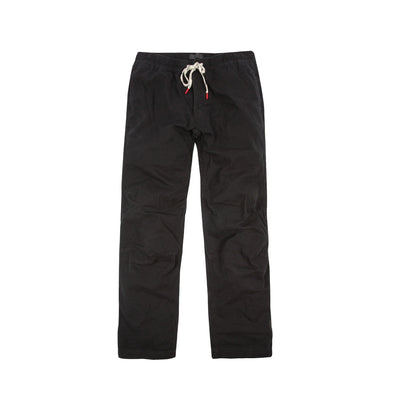 Front product shot of Topo Designs Men's Dirt Pants in "Black".