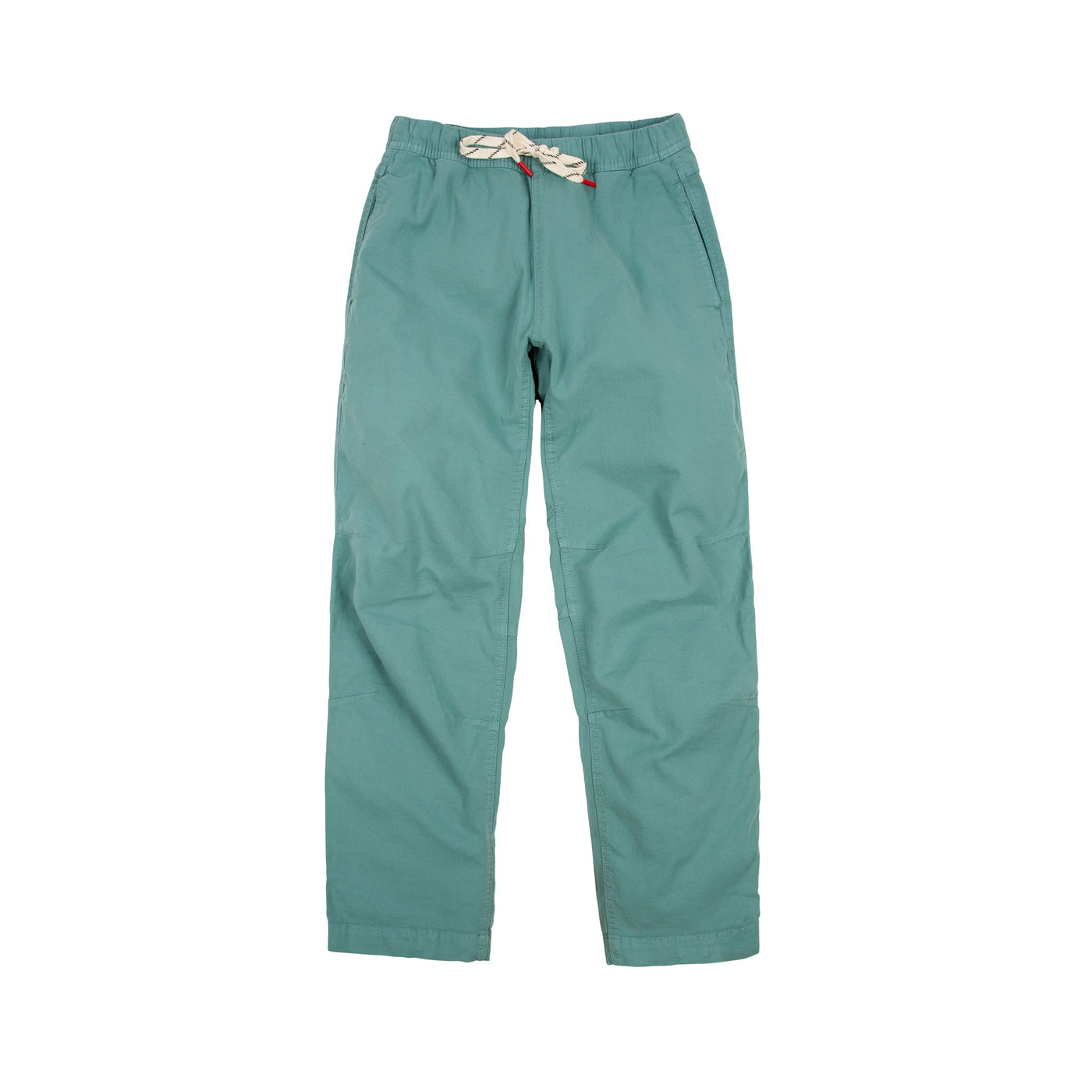Front product shot of Topo Designs Women's Dirt Pants in "Sage" green.
